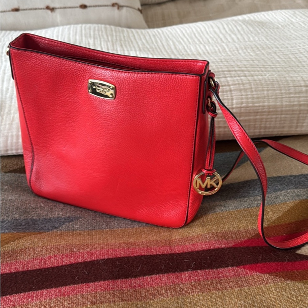 Michael Kors Vibrant Red Crossbody Bag